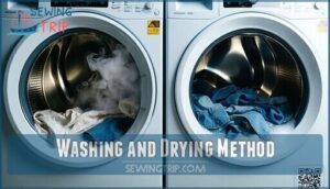 washing and drying method