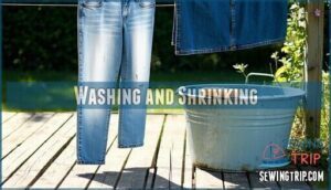 washing and shrinking