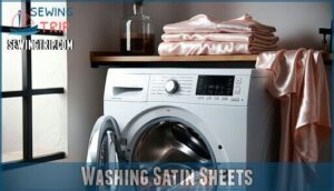 washing satin sheets