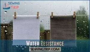 water resistance