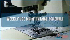 weekly use maintenance schedule weekly use maintenance schedule