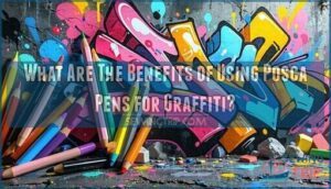 what are the benefits of using posca pens for graffiti