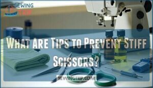 what are tips to prevent stiff scissors