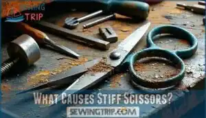 what causes stiff scissors what causes stiff scissors