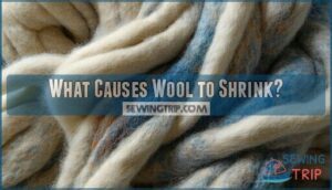 what causes wool to shrink