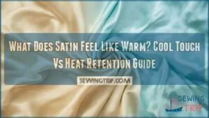 what does satin feel like warm