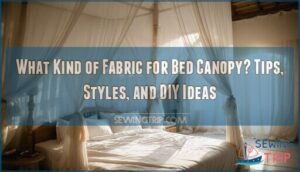 what kind of fabric for bed canopy how to