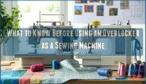 what to know before using an overlocker as a sewing machine