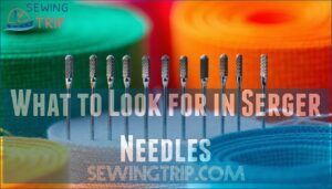 what to look for in serger needles