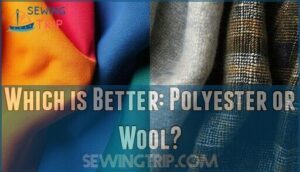 which is better: polyester or wool