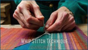 whip stitch technique