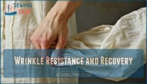wrinkle resistance and recovery