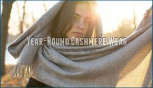 year-round cashmere wear