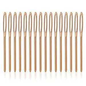 16pcs Large Eye Blunt Needles, 7cm/2.75inch B0BMX5ZSMY