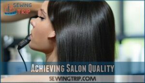 achieving salon quality