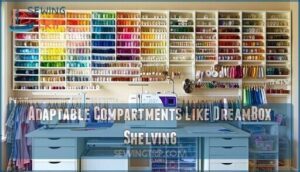 adaptable compartments like dreambox shelving