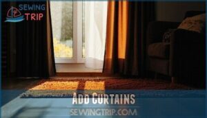 add curtains