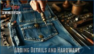 adding details and hardware