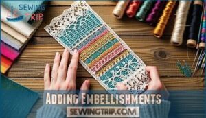 adding embellishments