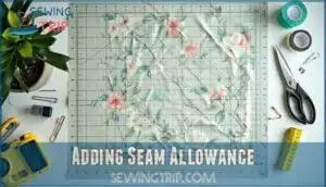 adding seam allowance