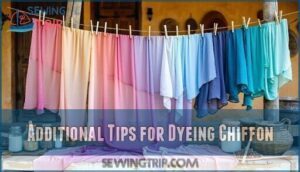 additional tips for dyeing chiffon