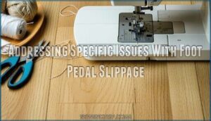 addressing specific issues with foot pedal slippage