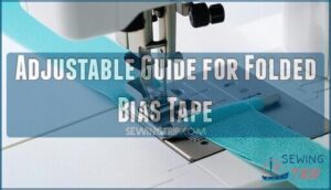 adjustable guide for folded bias tape