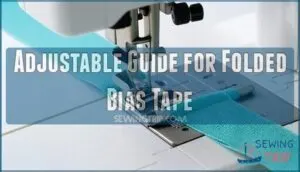 adjustable guide for folded bias tape