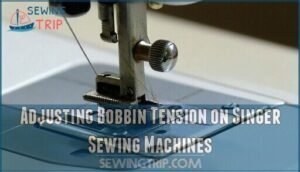 adjusting bobbin tension on singer sewing machines