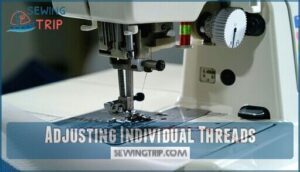 adjusting individual threads