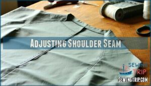 adjusting shoulder seam