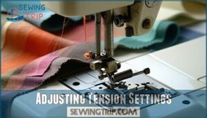adjusting tension settings adjusting tension settings