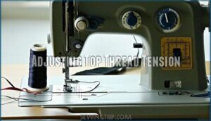 adjusting top thread tension