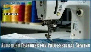 advanced features for professional sewing
