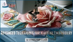 advanced techniques for machine embroidery
