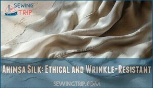 ahimsa silk: ethical and wrinkle-resistant