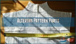 altering pattern parts