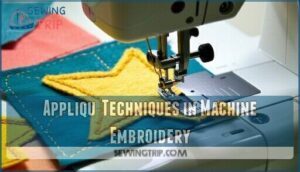 appliqué techniques in machine embroidery