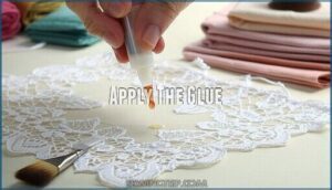apply the glue