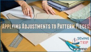 applying adjustments to pattern pieces