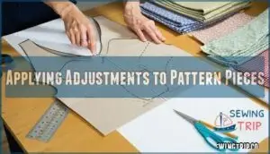 applying adjustments to pattern pieces