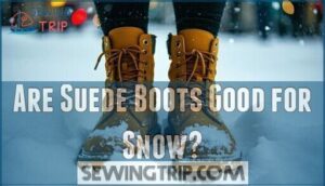 are suede boots good for snow