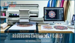 assessing embroidery goals
