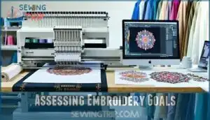 assessing embroidery goals