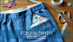 attaching pockets