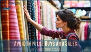 avoid impulse buys and sales