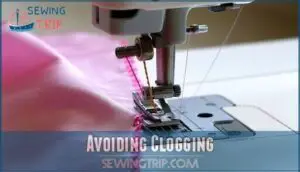 avoiding clogging