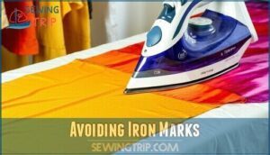 avoiding iron marks