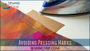avoiding pressing marks