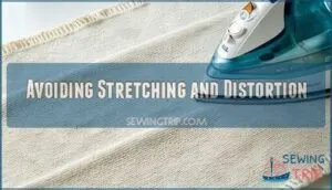 avoiding stretching and distortion